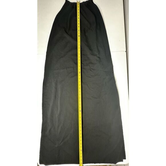Shein Women’s Black Open Back Beachy Maxi Dress Size 8/10 Lagenlook - Picture 3 of 12